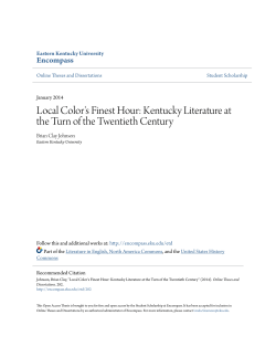 Local Color`s Finest Hour: Kentucky Literature at - Encompass