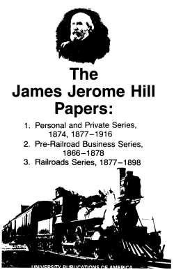 The James Jerome Hill Papers