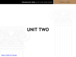 UNIT TWO - Blue Valley Schools