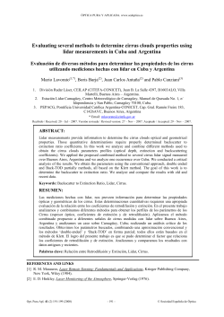 Evaluating several methods to determine cirrus clouds properties