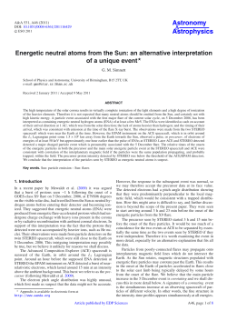 Energetic neutral atoms from the Sun: an alternative interpretation of