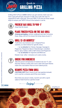 preheat gas grill to 400&deg; f place frozen pizza on the