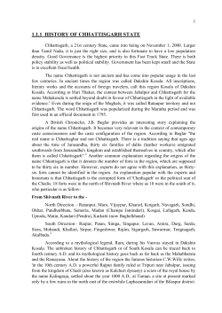 1.1.1 history of chhattisgarh state