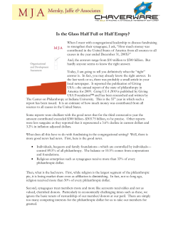 Is the Glass Half Full or Half Empty?