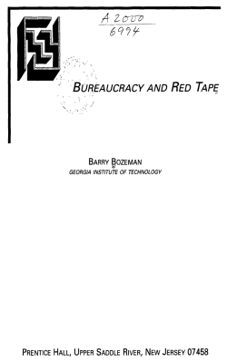 bureaucracy and red tape