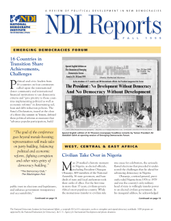 Fall - National Democratic Institute