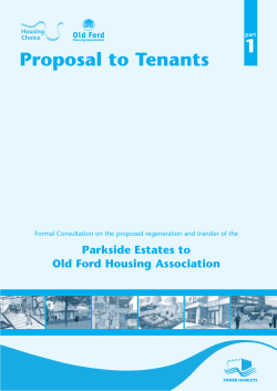 3 The regeneration of the Estates