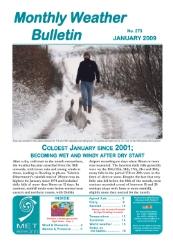 January - Met &Eacute;ireann