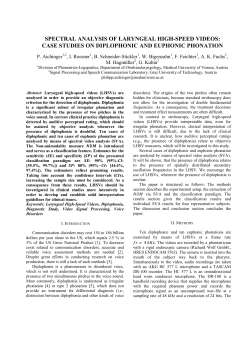 Aichinger Maveba 2013 - Signal Processing and Speech