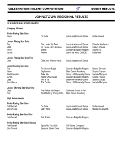 Johnstown, PA - Celebration Talent