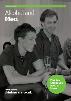 The facts about alcohol and men