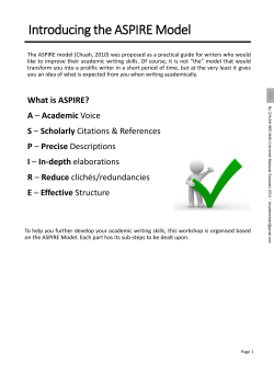 The Art of Academic Writing
