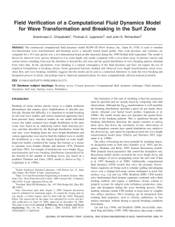 Field Verification of a Computational Fluid Dynamics Model for