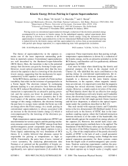 Kinetic Energy Driven Pairing in Cuprate