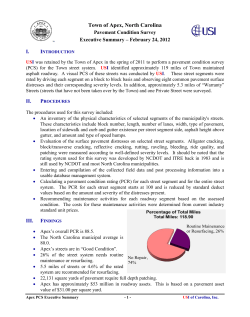 pavement condition survey