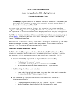 Agency mortgage lending bill is a step forward