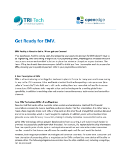 Get Ready for EMV.