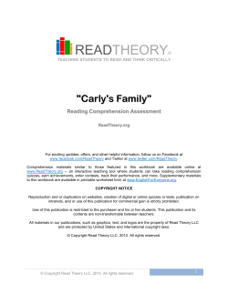 Carly`s Family - English for Everyone