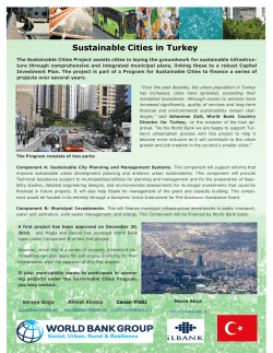 Sustainable Cities in Turkey