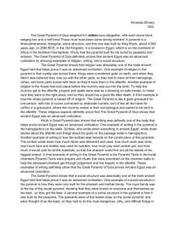 Annessa Shively 5G2 The Great Pyramid of Giza weighed 6.5