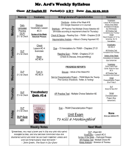 To Kill a Mockingbird