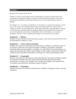 Indiana Academic Standards