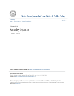 Sexuality Injustice