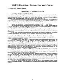 MARI&reg; Home Study (Distance Learning) Courses