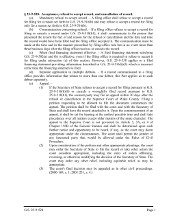 GS 25-9-520 Page 1 &sect; 25-9-520. Acceptance, refusal to accept