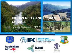 biodiversity and climate change
