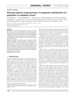 Planning optimal measurements of isotopomer distributions for
