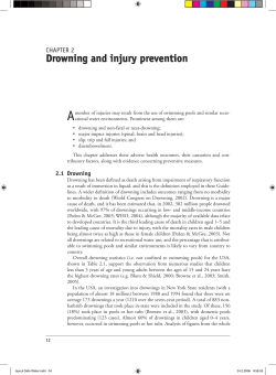 Drowning and injury prevention