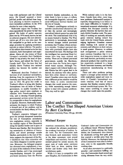 Labor and Communism: The Conflict That Shaped American Unions