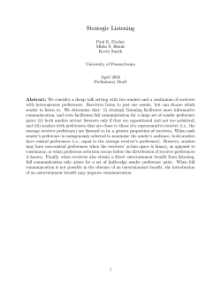 Strategic Listening - Penn State Smeal College of Business