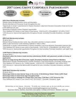 2017 LG Corp Memberships