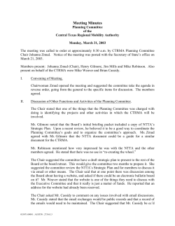 Minutes - Central Texas Regional Mobility Authority