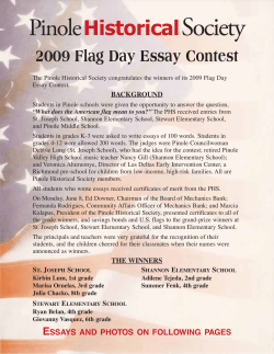 2009 Flag Day Essay Contest