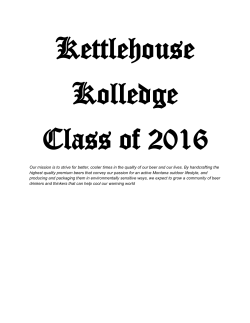 Kolledge Overview 2016