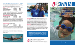 Aquatics Center informational brochure