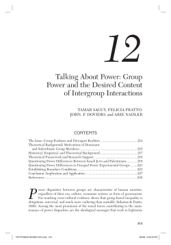 Talking About Power: Group Power and the Desired Content of