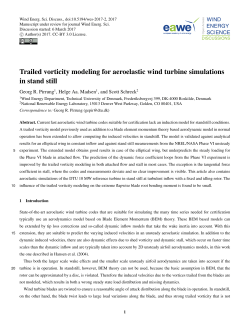 Trailed vorticity modeling for aeroelastic wind turbine simulations in