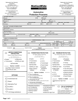 Automotive - Warranties 4 Wheels
