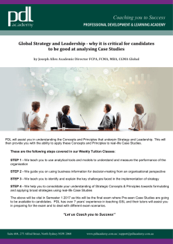 Coaching you to Success