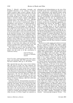 Frank Van Nuys. Americanizing the West: Race, Immigrants, and