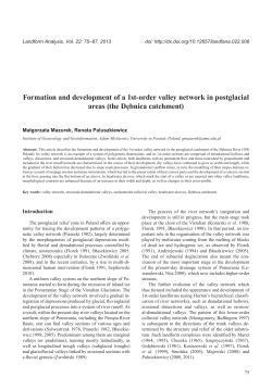 Formation and development of a 1st