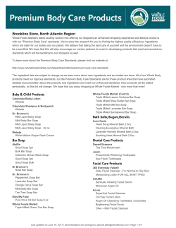 Premium Body Care Products