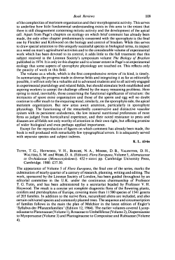 Book Reviews 109 of the complexities of meristem organization and