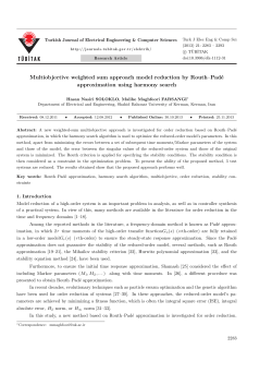 Multiobjective weighted sum approach model