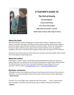 The Pull of Gravity by Gae Polisner