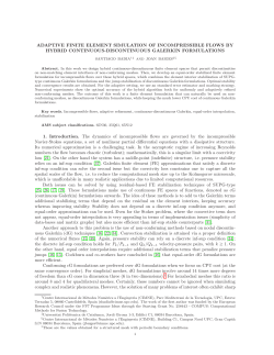 ADAPTIVE FINITE ELEMENT SIMULATION OF